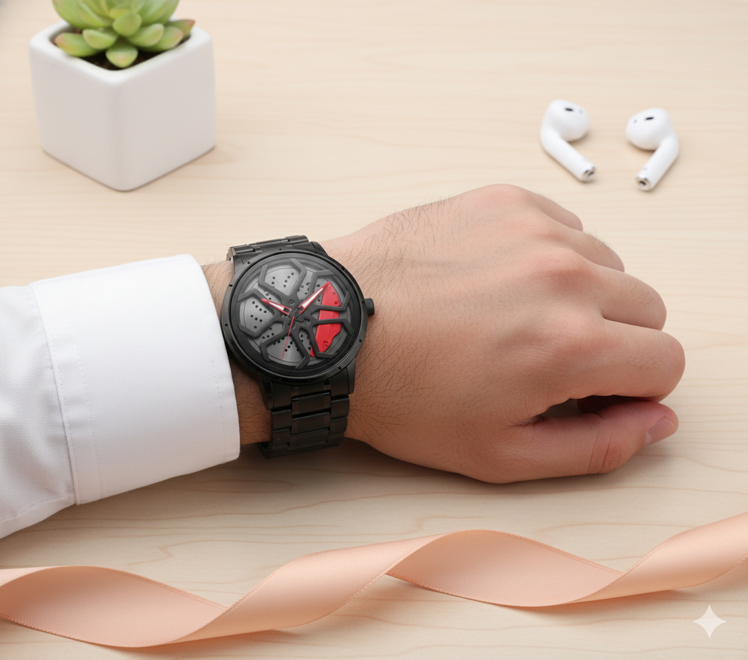 3D Rolling Dial Watch for Men